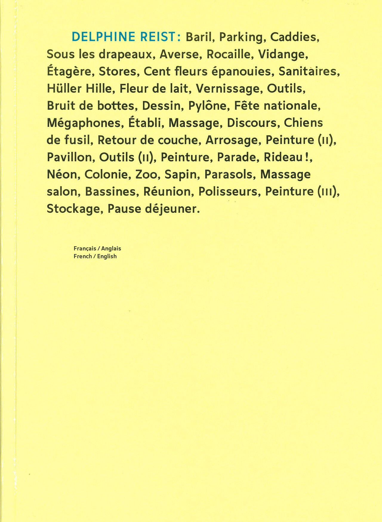 Delphine Reist Baril, Parking, Caddies&hellip; image