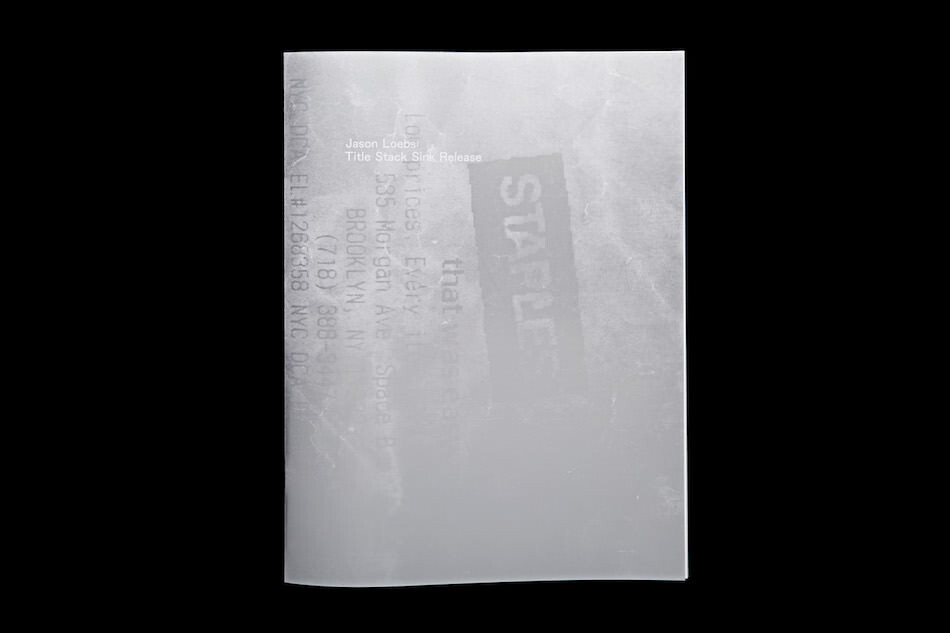 Jason Loebs, Title Stack Sink Release image